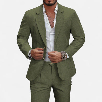 Classic Fit Men's Blazer and Pants Set