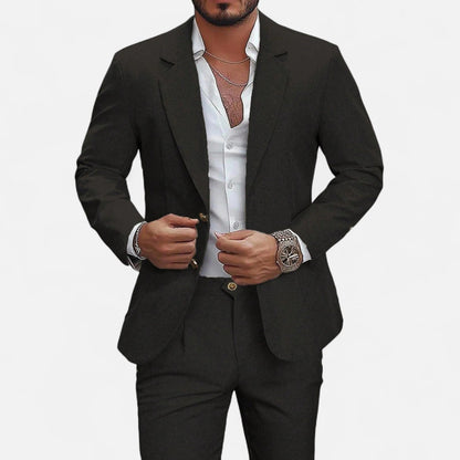 Classic Fit Men's Blazer and Pants Set