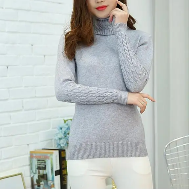 Cozy Winter Cable Knit Sweater for Women