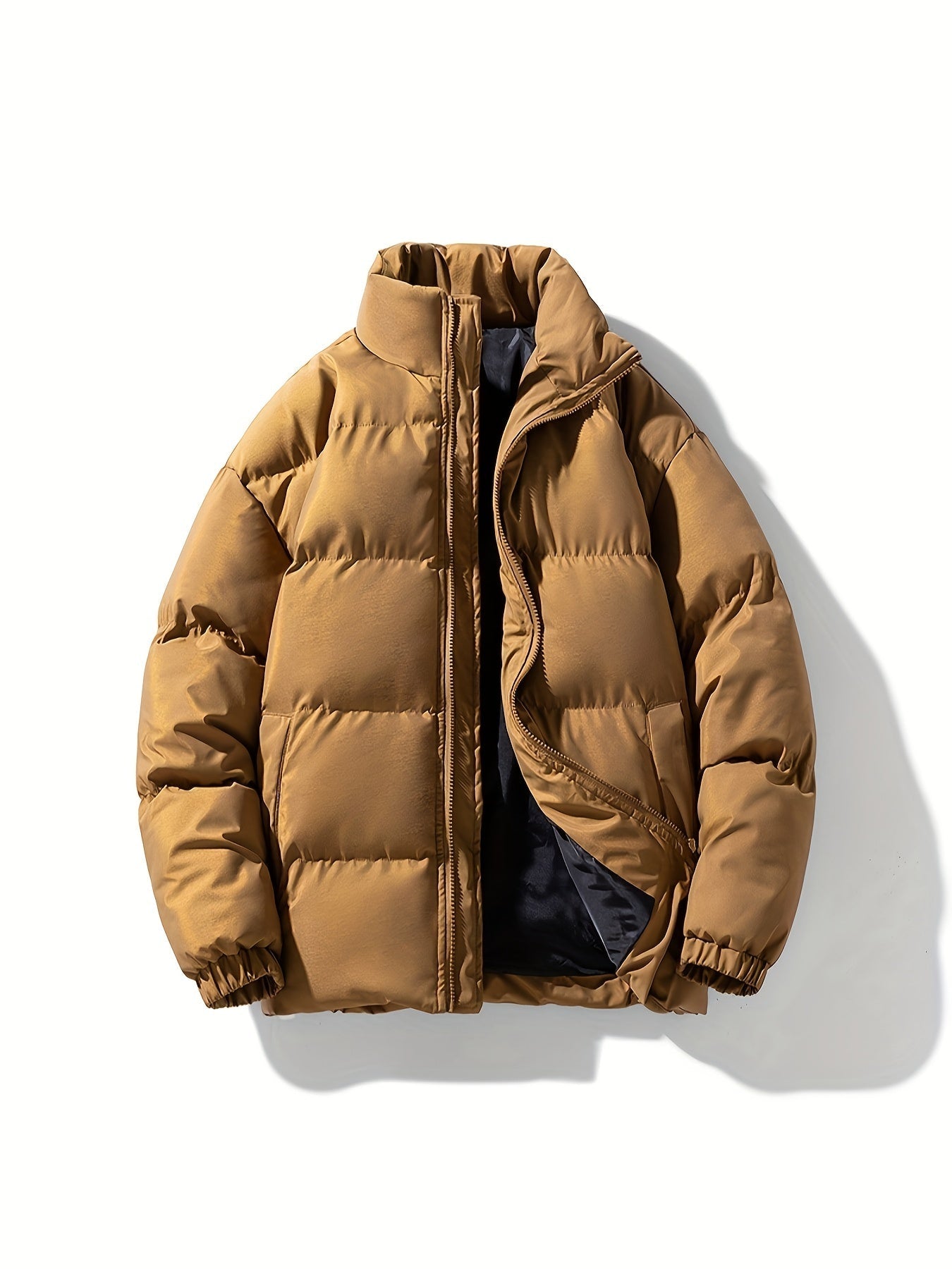 Waterproof Men's Winter Parka Jacket with Zip Pockets - VogeLuxe