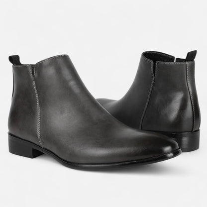 Stylish Men's Leather Chelsea Ankle Boots