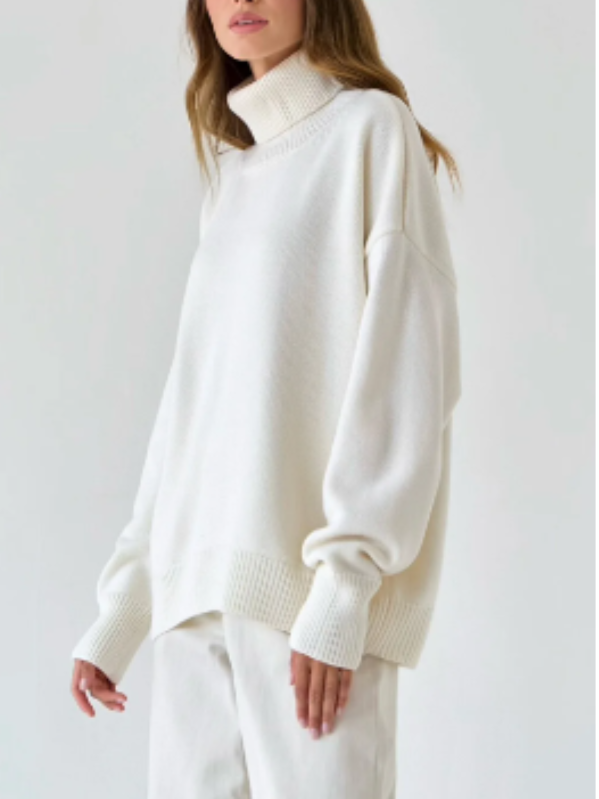 Cozy Large Knit Winter Sweater for Women