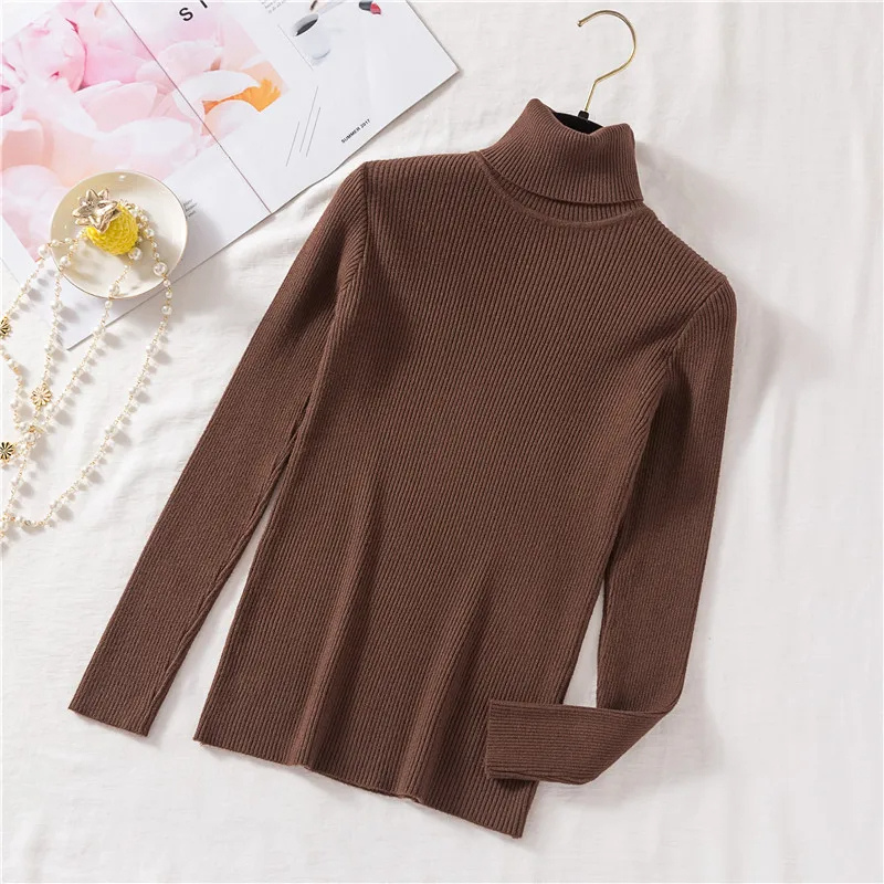 Cozy Fit Women's Winter Turtleneck Jumper Sweater