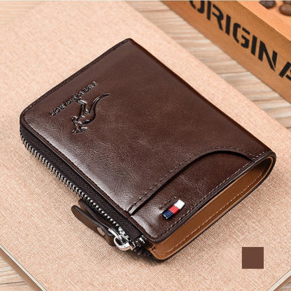 Thin RFID Blocking Wallet for Men
