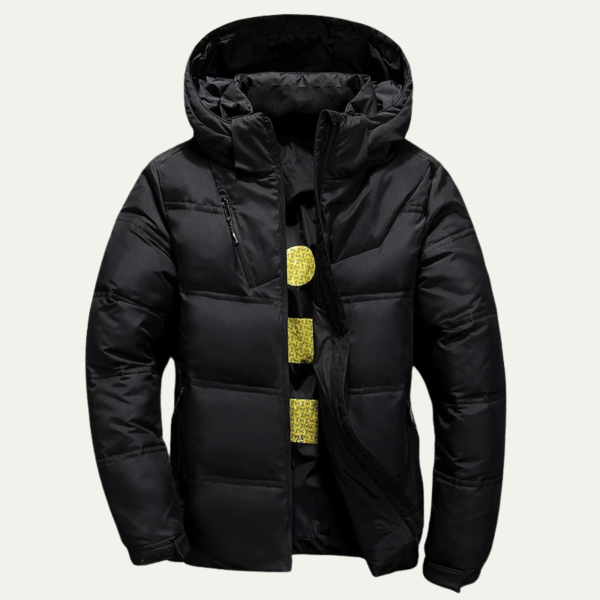 VogeLuxe | Men’s Wide Baffle Insulated Puffer Jacket
