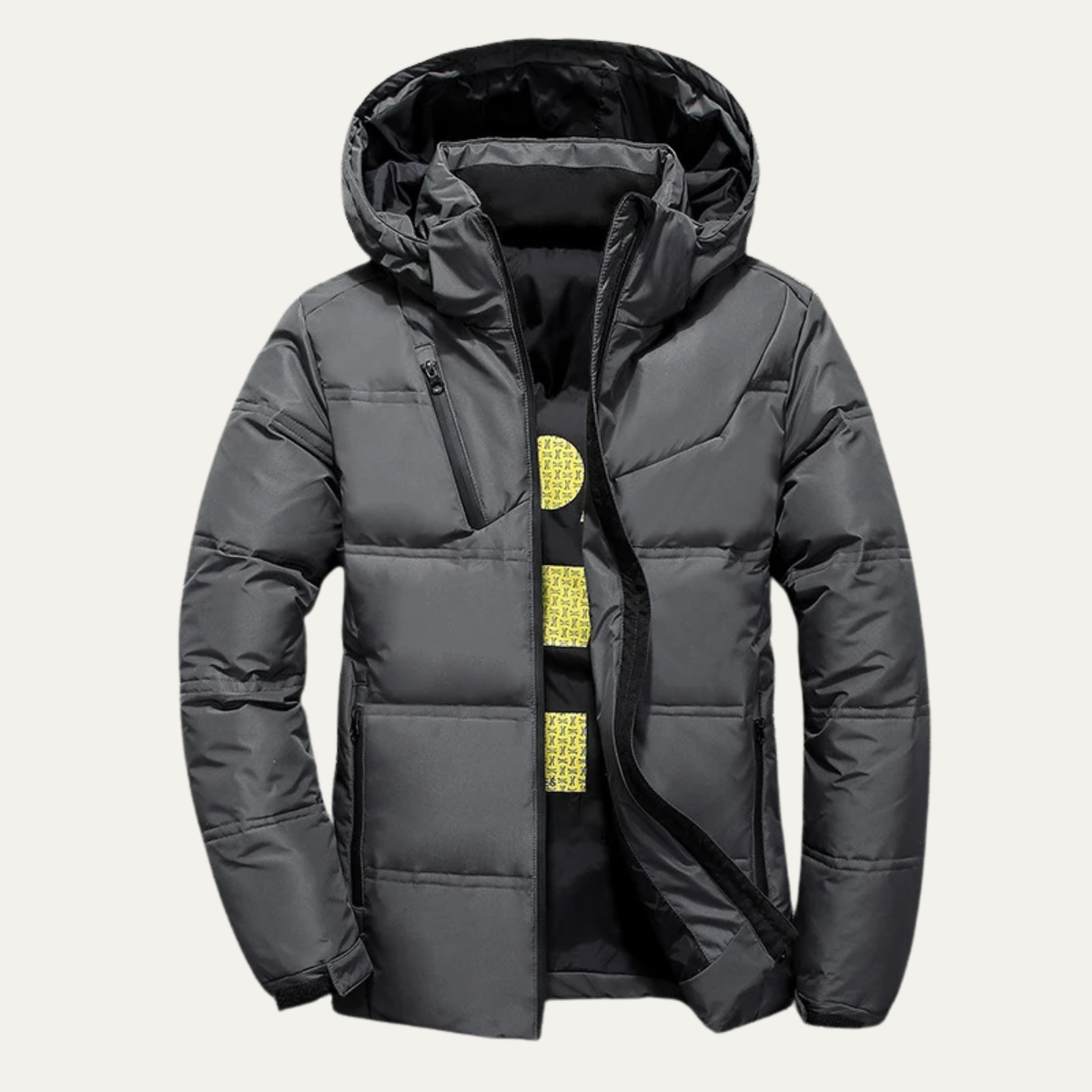 VogeLuxe | Men’s Wide Baffle Insulated Puffer Jacket