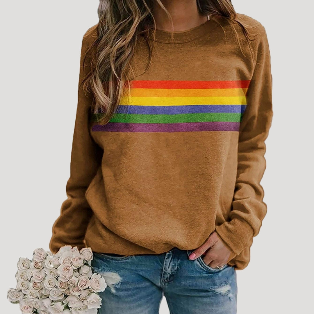 Soft Women's Long Sleeve Crew Neck Sweater