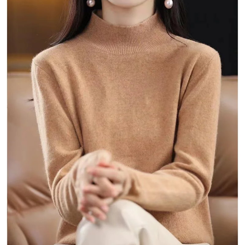 Cozy Women's Warm Turtleneck Jumper Sweater