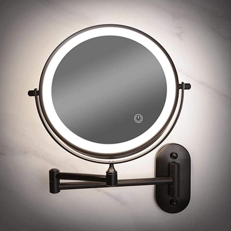 Large Double-Sided LED Lighted Makeup Mirror - VogeLuxe