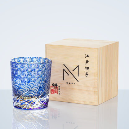 Luxury Whisky Glass Set with Wooden Gift Box
