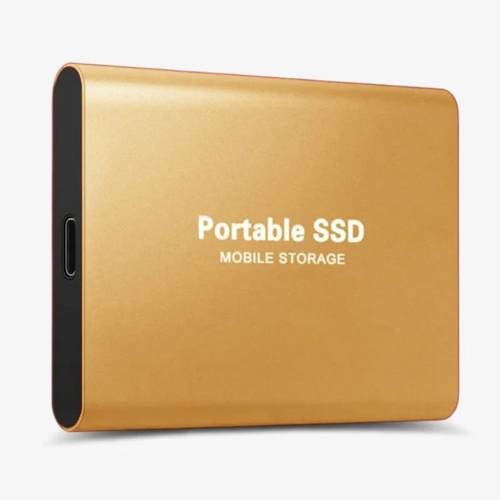 Fast USB C Portable External Hard Drive Compact SSD