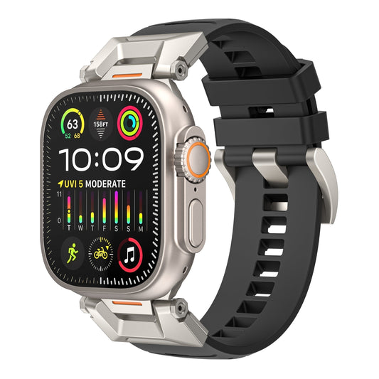 Colorful Rubber Leather Strap For Apple Watch - VogeLuxe