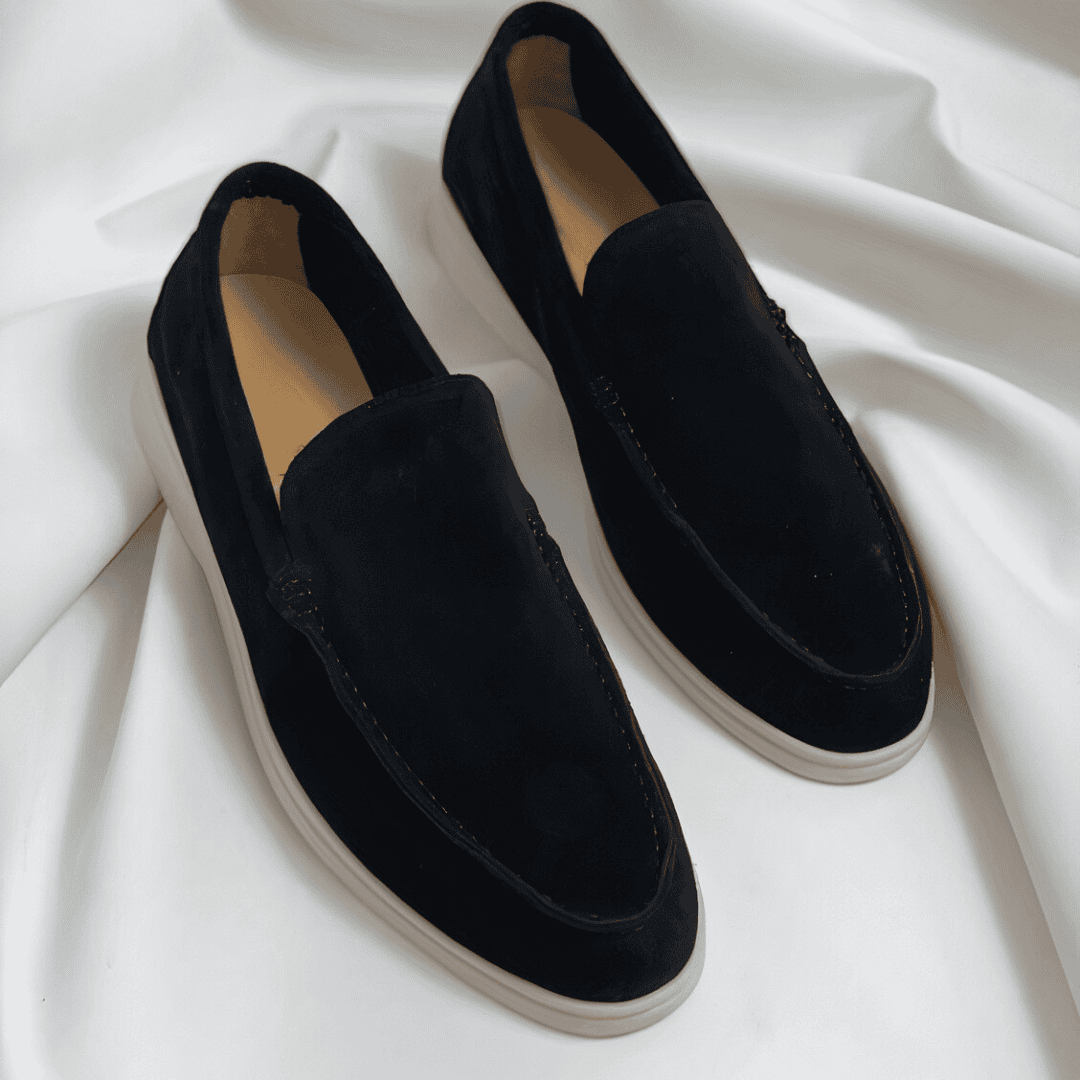 Ethan | Classic Leather Slip On Shoes for Men