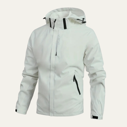 VogeLuxe | Men’s Waterproof Windproof High Neck Outdoor Shell Jacket