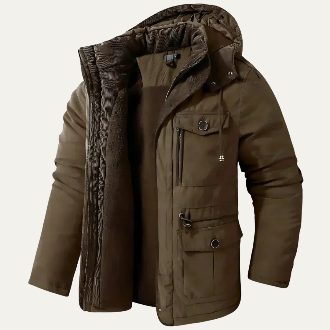 VogeLuxe | Men’s Heavy Hooded Utility Parka