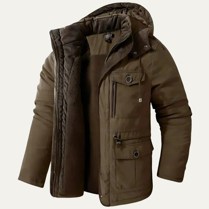 VogeLuxe | Men’s Heavy Hooded Utility Parka
