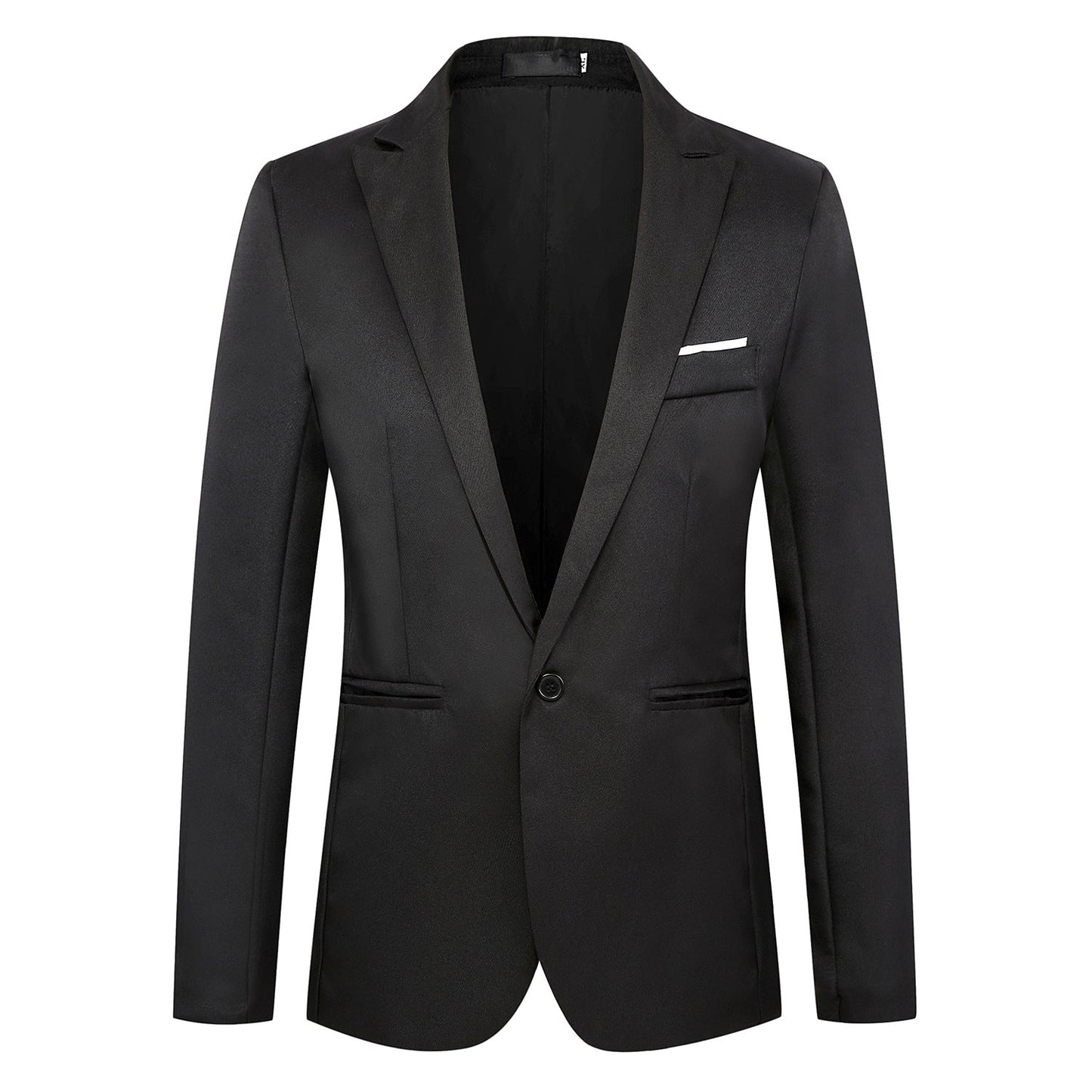 Classic Slim Fit One Button Jacket - VogeLuxe