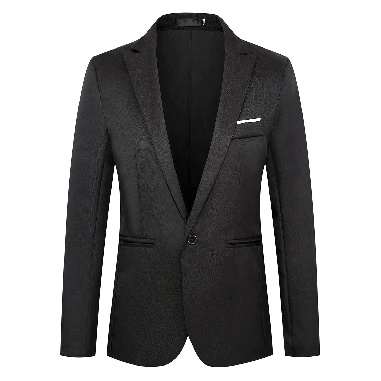Classic Slim Fit One Button Jacket - VogeLuxe