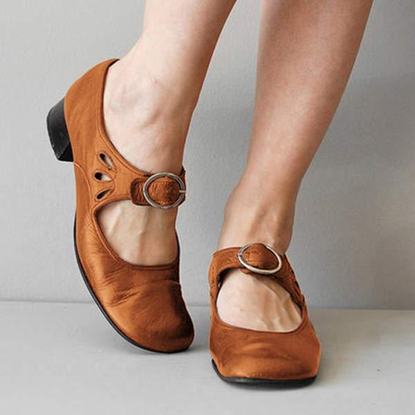 Soft Orthopedic Women's Round Toe Walking Shoes - BritishElegance