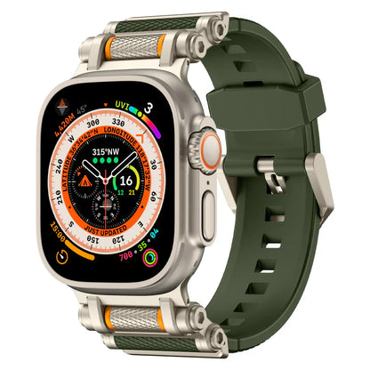 Durable Rotating Silicone Band for Apple Watch