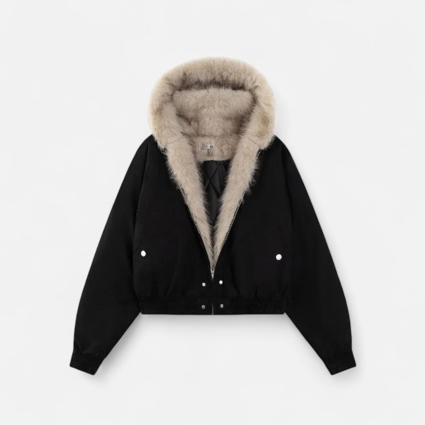 Warm Women's Parka Coat - Faux Fur Hooded Jacket - VogeLuxe