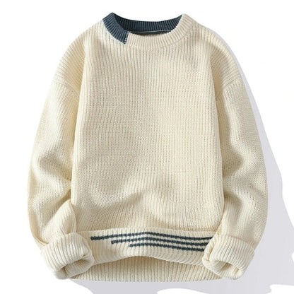 Cozy Crew Neck Winter Sweater for Men
