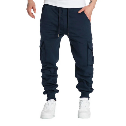 Comfortable Cotton Drawstring Pants for Men - VogeLuxe