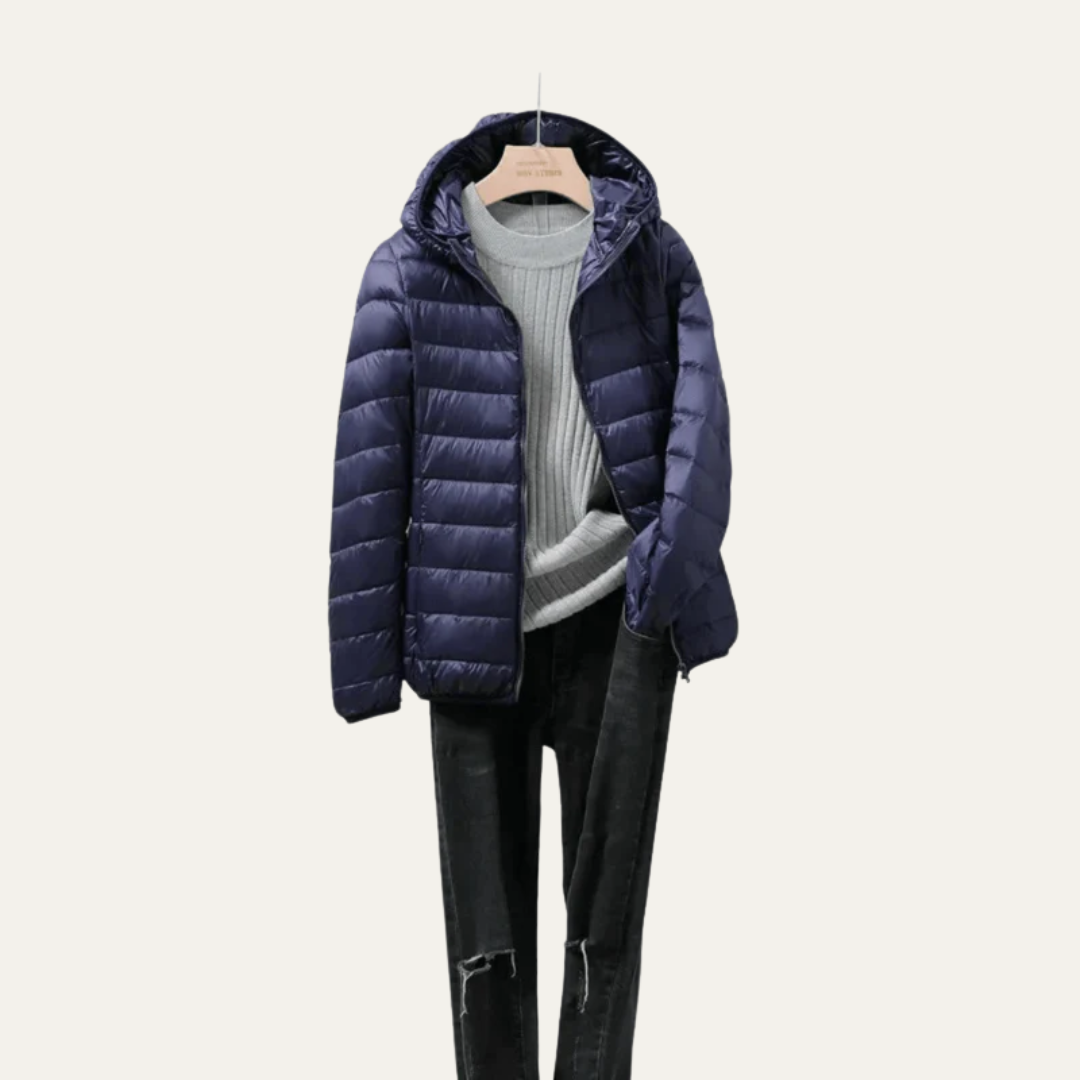VogeLuxe | Women’s Shiny Ultralight Puffer Jacket