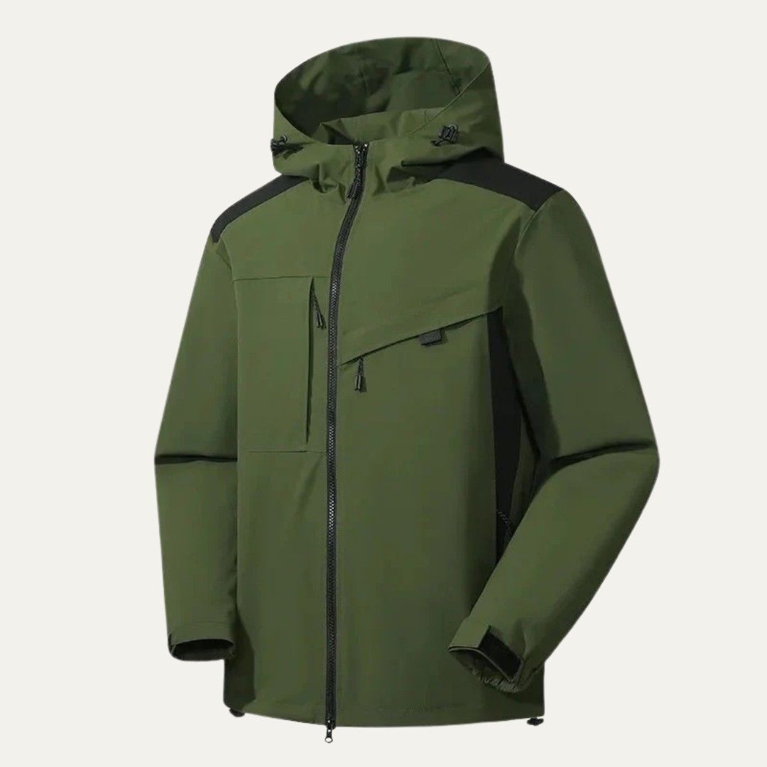 VogeLuxe | Men’s Technical Waterproof Hardshell Jacket