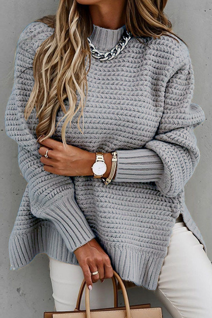 Soft Women's Winter Cashmere Crew Neck Sweater