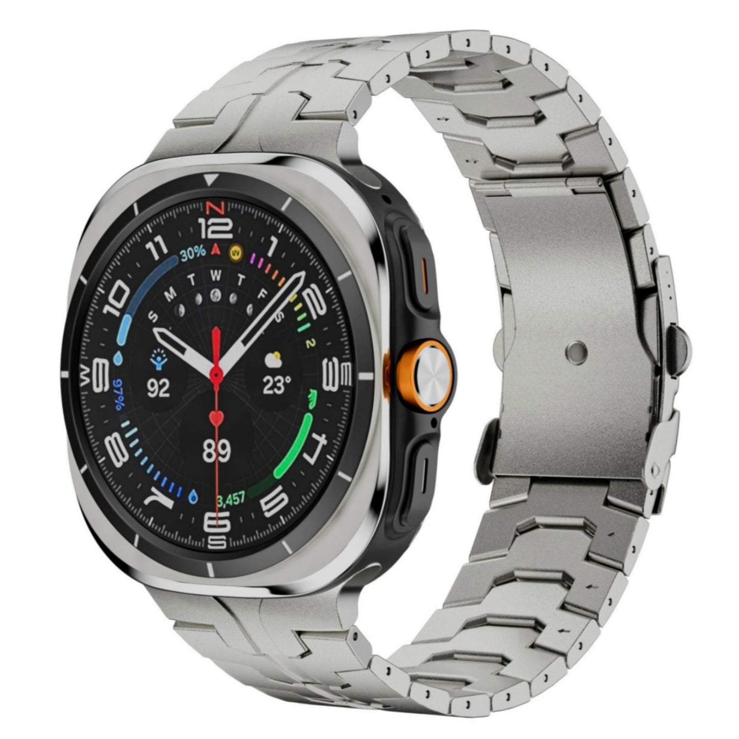 Metallic Smart Watch Strap for Latest Devices