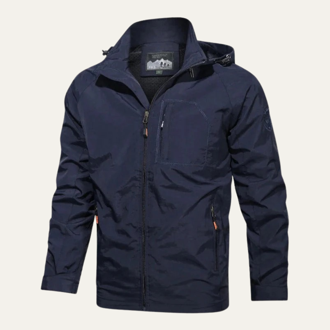 VogeLuxe | Men’s Summer Technical Hooded Outdoor Windbreaker