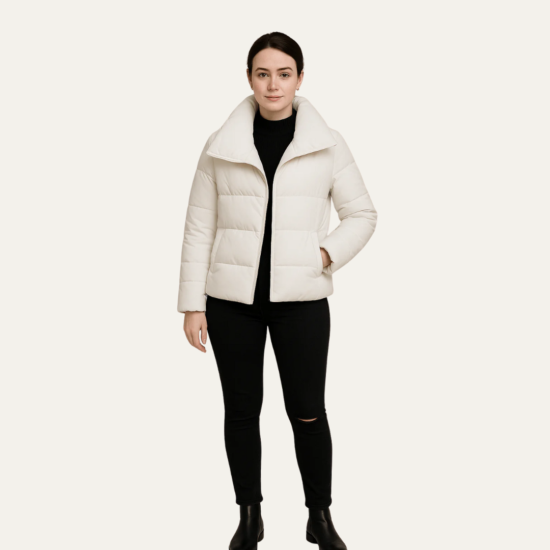 VogeLuxe | Women’s Modern Cropped Puffer