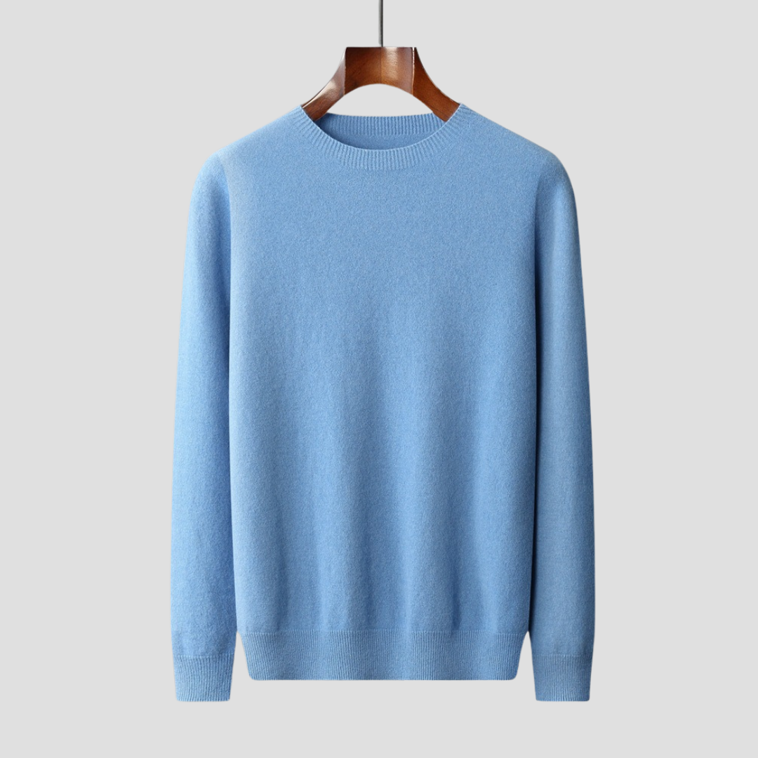 VogeLuxe | Men’s Slim Fit Long Sleeve Crewneck Sweater