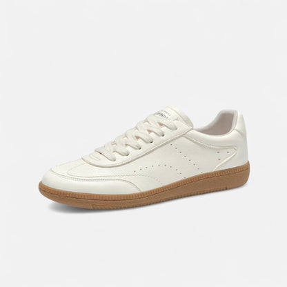Timeless White Leather Women's Sneakers