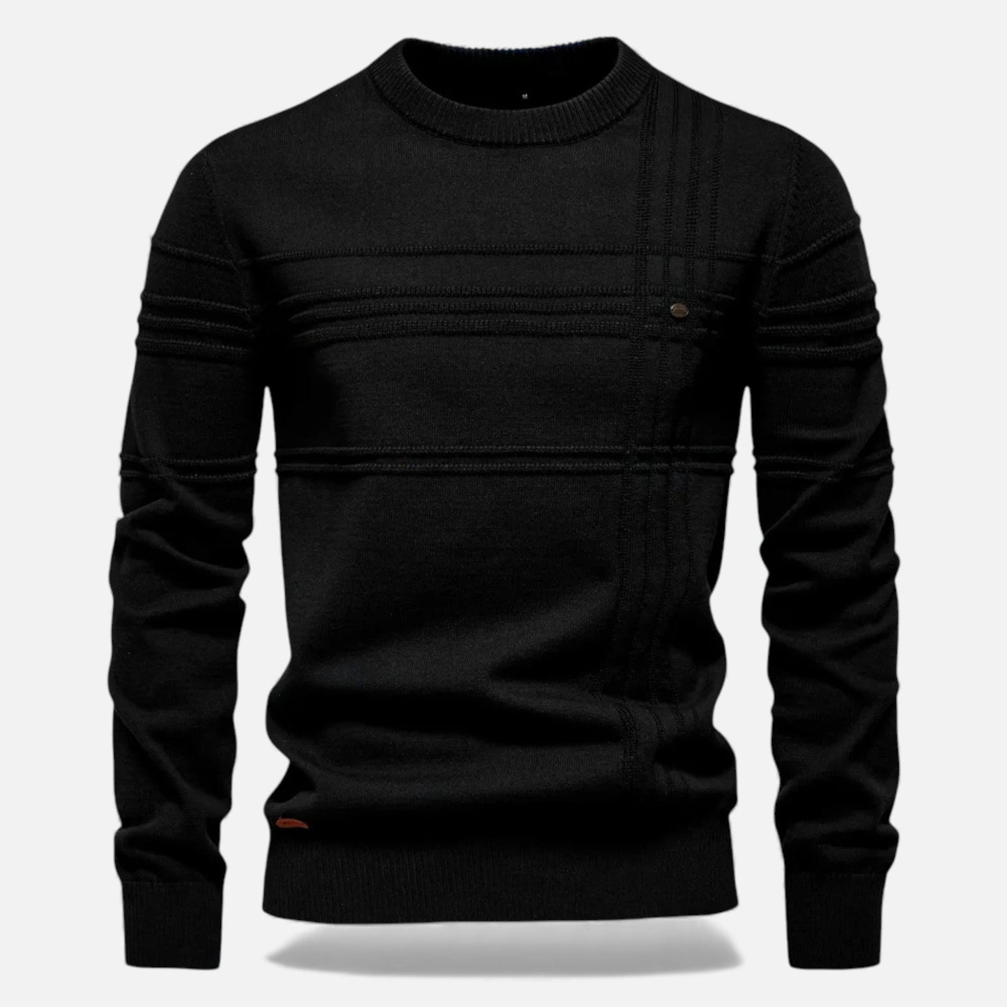 Men's Classic Fit Crew Neck Knit Sweater