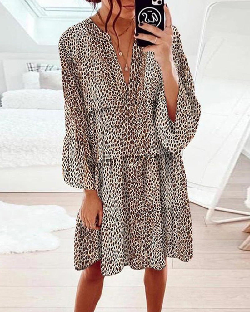 Lightweight Leopard Print Sundress for Women - VogeLuxe