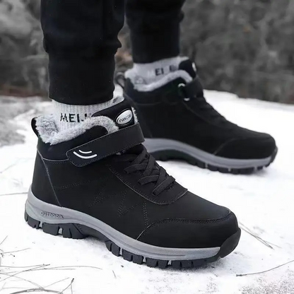 Warm Waterproof Insulated Snow Boots for Men - VogeLuxe