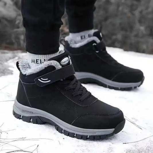 Warm Waterproof Insulated Snow Boots for Men - VogeLuxe