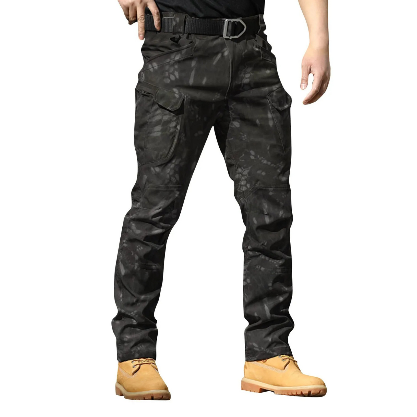 Men's Tactical Camo Hiking Cargo Pants