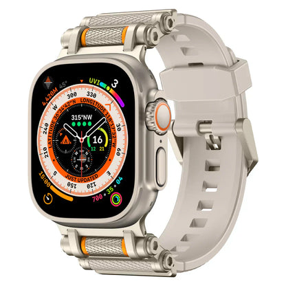 Durable Rotating Silicone Band for Apple Watch