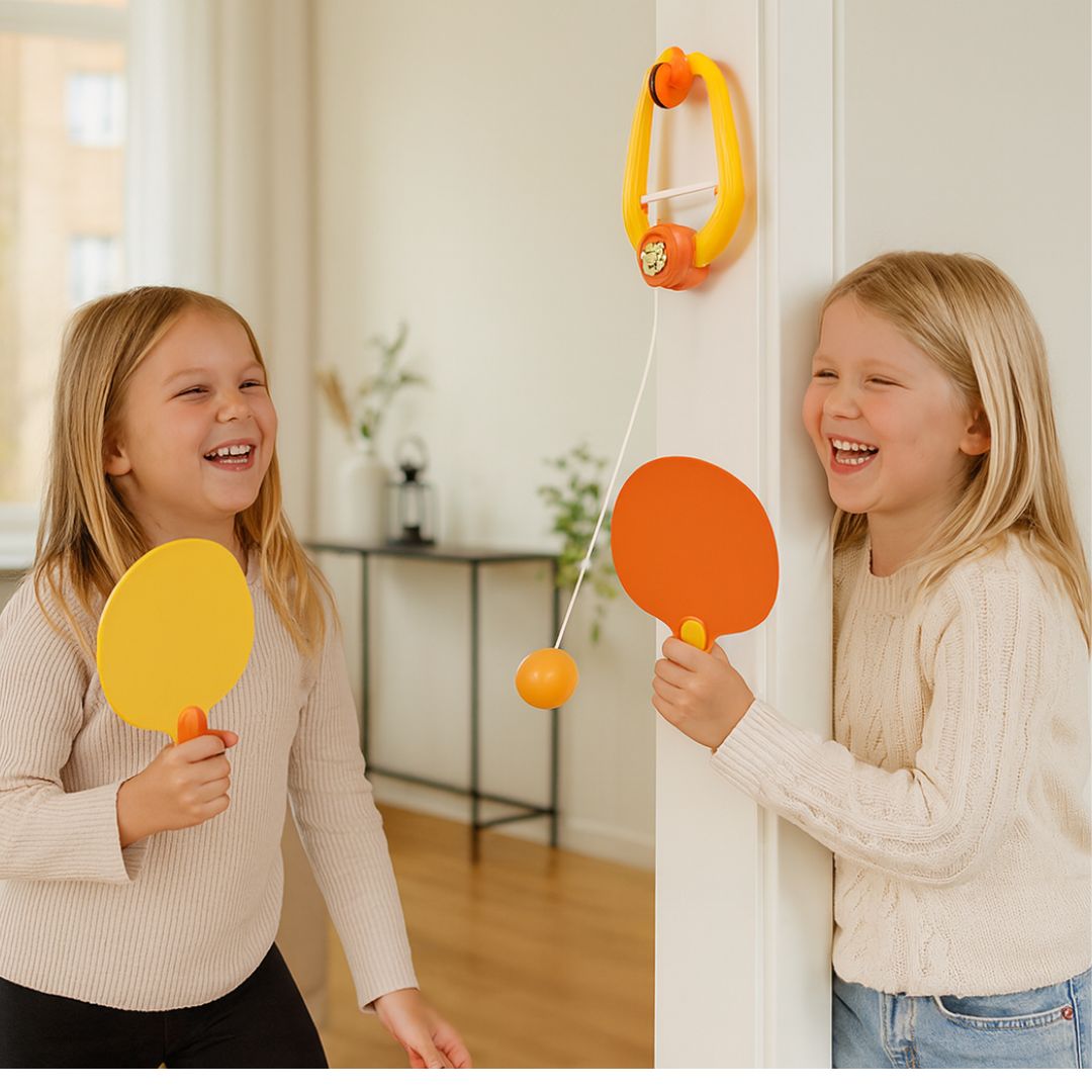 Fun Indoor Table Tennis Game Set for Family Play