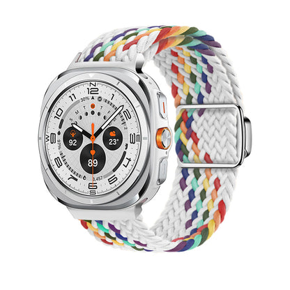 Strong Magnetic Clasp Nylon Band for Galaxy Watch Ultra