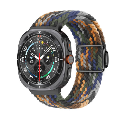 Strong Magnetic Clasp Nylon Band for Galaxy Watch Ultra