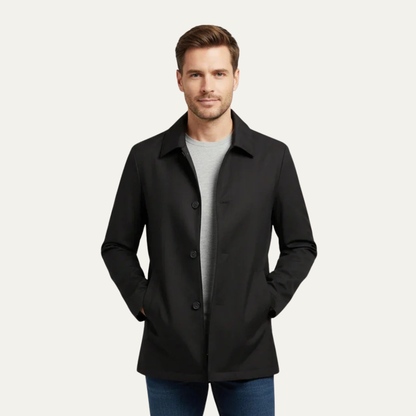 VogeLuxe | Men’s Classic Straight-Cut Coat