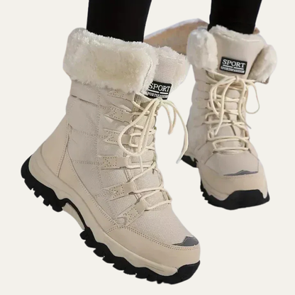 VogeLuxe | Women’s Heavy Duty Mid Calf Winter Platform Boots