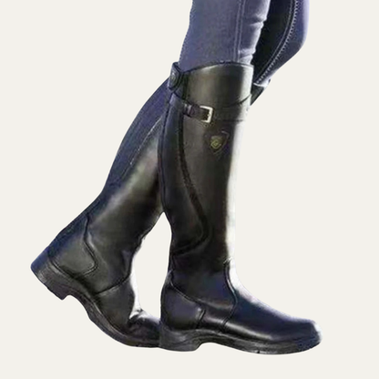 VogeLuxe | Women’s Tall Equestrian Style Knee High Riding Boots