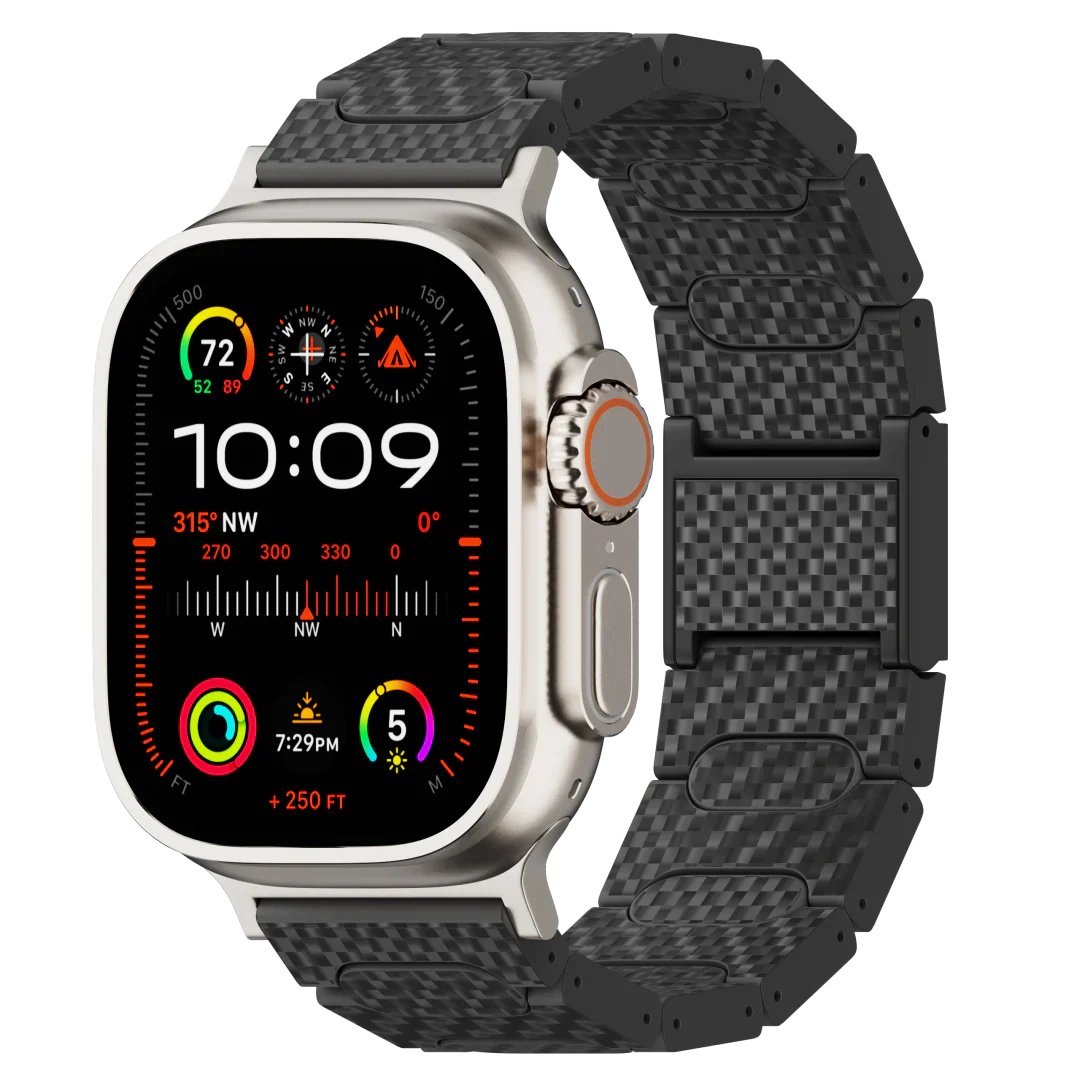 Stylish Carbon Fiber Watch Band