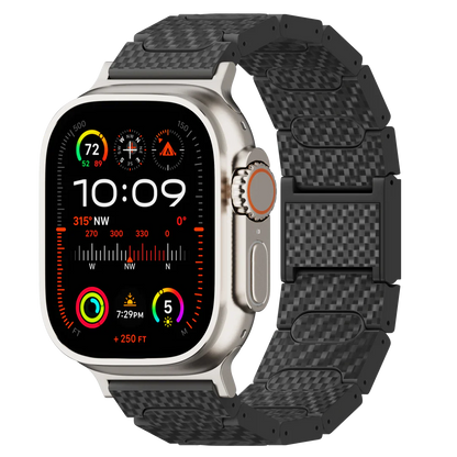 Stylish Carbon Fiber Watch Band