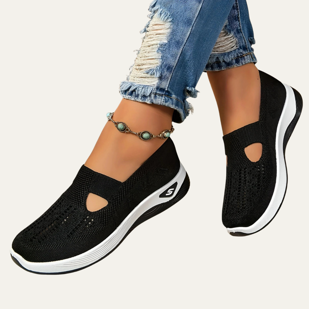 VogeLuxe | Women’s Breathable Mesh Slip On Sneakers